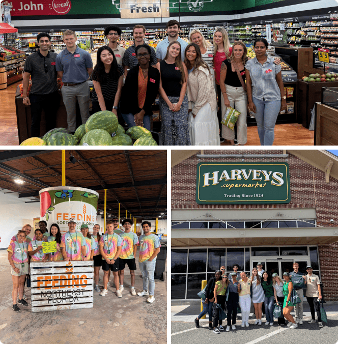 Collage of photos of Southeastern Grocers' interns.